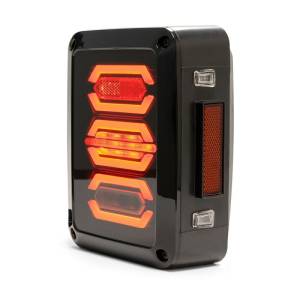 DV8 Offroad Bumpers & Jeep Accessories | 1350 Offroad - DV8 LED Tail Light; Hexagon Light - TLJK-02 - Image 12