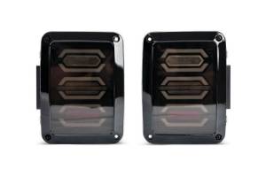 DV8 Offroad Bumpers & Jeep Accessories | 1350 Offroad - DV8 LED Tail Light; Hexagon Light - TLJK-02 - Image 17