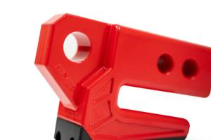 DV8 Offroad Bumpers & Jeep Accessories | 1350 Offroad - DV8 Xtract Hitch Skid Plate - Red - UNHS-01RD - Image 2