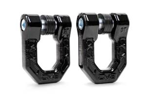 DV8 Offroad Bumpers & Jeep Accessories | 1350 Offroad - DV8 Elite Series D-Ring Shackles - Pair (Black) - UNSK-01BL - Image 6