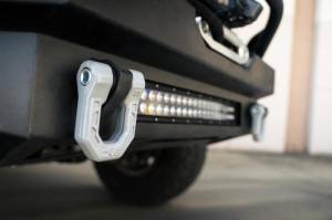 DV8 Offroad Bumpers & Jeep Accessories | 1350 Offroad - DV8 Elite Series D-Ring Shackles - Pair (Gray) - UNSK-01GR - Image 2