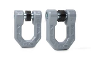 DV8 Offroad Bumpers & Jeep Accessories | 1350 Offroad - DV8 Elite Series D-Ring Shackles - Pair (Gray) - UNSK-01GR - Image 16