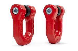 DV8 Offroad Bumpers & Jeep Accessories | 1350 Offroad - DV8 Elite Series D-Ring Shackles - Pair (Red) - UNSK-01RD - Image 8