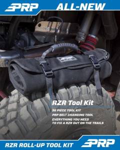 PRP Seats & Harnesses for Jeeps and Off-Road | 1350 Offroad - PRP RZR Roll Up Tool Bag with 36pc Tool Kit - E98 - Image 2