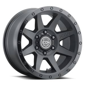 ICON Alloys Off-Road Wheels | 1350 Offroad - ICON Alloys Rebound, Double Black, 17x8.5 / 6x135, 6mm Offset Wheel 1817856350DB - Image 1