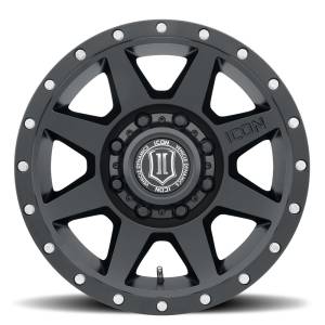ICON Alloys Off-Road Wheels | 1350 Offroad - ICON Alloys Rebound HD, Satin Black, 17x8.5 / 8x6.5, 13mm Offset Wheel 1817858052SB - Image 2