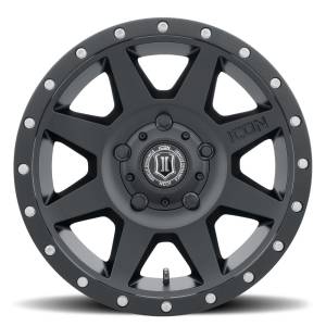 ICON Alloys Off-Road Wheels | 1350 Offroad - ICON Alloys Rebound, Satin Black, 18x9 / 5x150, 25mm Offset Wheel 1818905560SB - Image 2