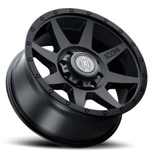 ICON Alloys Off-Road Wheels | 1350 Offroad - ICON Alloys Rebound HD, Double Black, 18x9 / 8x6.5, 12mm Offset Wheel 1818908055DB - Image 3