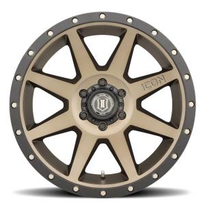 ICON Alloys Off-Road Wheels | 1350 Offroad - ICON Alloys Rebound, Bronze, 20x9 / 5x5, -12mm Offset Wheel 1820907345BR - Image 2