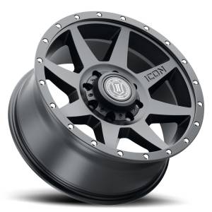ICON Alloys Off-Road Wheels | 1350 Offroad - ICON Alloys Rebound, Satin Black, 20x9 / 8x170, 6mm Offset Wheel 1820908152SB - Image 3