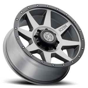 ICON Alloys Off-Road Wheels | 1350 Offroad - ICON Alloys Rebound, Titanium, 20x9 / 8x6.5, 12mm Offset Wheel 1820908055TT - Image 3