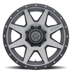 ICON Alloys Off-Road Wheels | 1350 Offroad - ICON Alloys Rebound, Titanium, 20x9 / 8x180, 12mm Offset Wheel 1820908955TT - Image 2