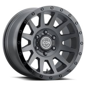 ICON Alloys Off-Road Wheels | 1350 Offroad - ICON Alloys Compression, Double Black, 17x8.5 / 5x150, 25mm Offset Wheel 2017855557DB - Image 1