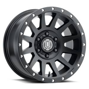 ICON Alloys Off-Road Wheels | 1350 Offroad - ICON Alloys Compression, Satin Black, 17x8.5 / 6x5.5, 0mm Offset Wheel 2017858347SB - Image 1
