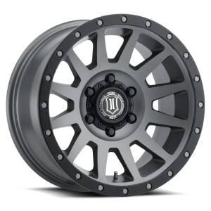ICON Alloys Off-Road Wheels | 1350 Offroad - ICON Alloys Compression, Titanium, 17x8.5 / 6x135, 6mm Offset Wheel 2017856350TT - Image 1