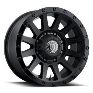 ICON Alloys Off-Road Wheels | 1350 Offroad - ICON Alloys Compression HD, Double Black, 18x9 / 8x180, 12mm Offset Wheel 2018908955DB - Image 1