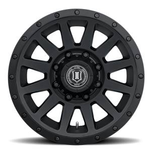 ICON Alloys Off-Road Wheels | 1350 Offroad - ICON Alloys Compression HD, Double Black, 18x9 / 8x170, 6mm Offset Wheel 2018908152DB - Image 2