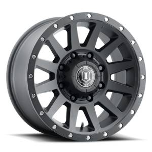 ICON Alloys Off-Road Wheels | 1350 Offroad - ICON Alloys Compression HD, Satin Black, 18x9 / 8x6.5, 12mm Offset Wheel 2018908055SB - Image 1