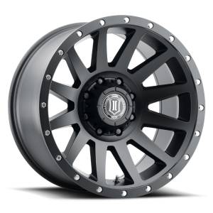 ICON Alloys Compression, Satin Black, 20x10 / 8x180, -19mm Offset Wheel 2020108947SB