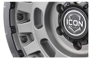ICON Alloys Off-Road Wheels | 1350 Offroad - ICON Alloys Hammer Pro, Charcoal, 17x8.5 / 5x150, 25mm Offset Wheel 21017855557CH - Image 6