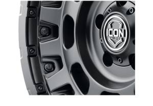 ICON Alloys Off-Road Wheels | 1350 Offroad - ICON Alloys Hammer Pro, Satin Black, 17x8.5 / 6x5.5, 25mm Offset Wheel 21017859057SB - Image 5