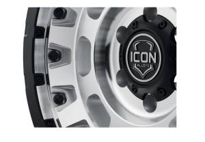 ICON Alloys Off-Road Wheels | 1350 Offroad - ICON Alloys Hammer Pro, Silver Machined, 17x8.5 / 5x150, 25mm Offset Wheel 21017855557SM - Image 6