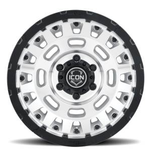 ICON Alloys Off-Road Wheels | 1350 Offroad - ICON Alloys Hammer Pro, Silver Machined, 17x8.5 / 5x150, 25mm Offset Wheel 21017855557SM - Image 11