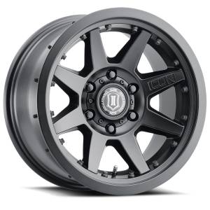 ICON Alloys Off-Road Wheels | 1350 Offroad - ICON Alloys Rebound Pro, Satin Black, 17x8.5 / 6x5.5, 0mm Offset Wheel 21817858347SB - Image 1