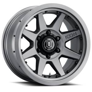ICON Alloys Off-Road Wheels | 1350 Offroad - ICON Alloys Rebound Pro, Titanium, 17x8.5 / 6x5.5, 25mm Offset Wheel 21817859057TT - Image 1