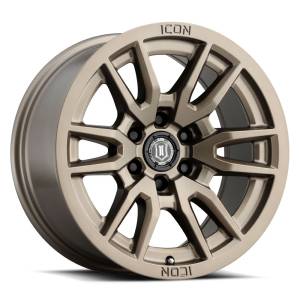 ICON Alloys Off-Road Wheels | 1350 Offroad - ICON Alloys Vector 6, Bronze, 17x8.5 / 6x135, 6mm Offset Wheel 2417856350BR - Image 1