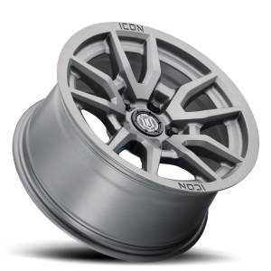 ICON Alloys Off-Road Wheels | 1350 Offroad - ICON Alloys Vector 5, Titanium, 17x8.5 / 5x150, 25mm Offset Wheel 2617855557TT - Image 3