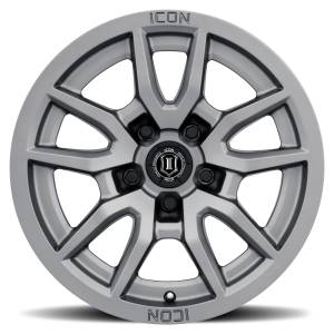 ICON Alloys Off-Road Wheels | 1350 Offroad - ICON Alloys Vector 5, Titanium, 17x8.5 / 5x5, -6mm Offset Wheel 2617857345TT - Image 2