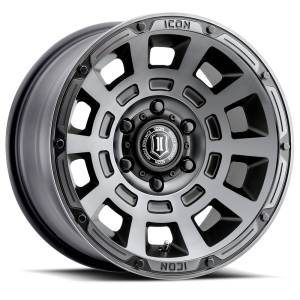 ICON Alloys Off-Road Wheels | 1350 Offroad - ICON Alloys Thrust, Smoked Satin Black, 17x8.5 / 5x4.5, 0mm Offset Wheel 2817856547SSBT - Image 1
