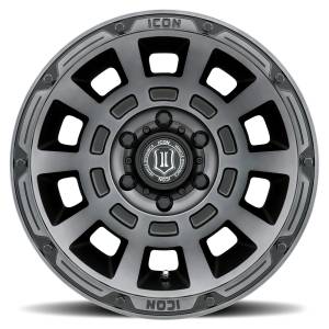 ICON Alloys Off-Road Wheels | 1350 Offroad - ICON Alloys Thrust, Smoked Satin Black, 17x8.5 / 5x4.5, 0mm Offset Wheel 2817856547SSBT - Image 2