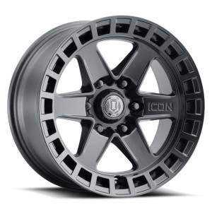 ICON Alloys Off-Road Wheels | 1350 Offroad - ICON Alloys Raider, Satin Black, 17x8.5 / 6x120, 0mm Offset Wheel 3417859447SB - Image 1