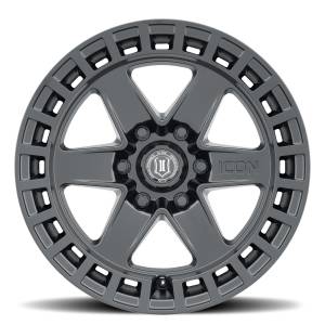 ICON Alloys Off-Road Wheels | 1350 Offroad - ICON Alloys Raider, Satin Black, 17x8.5 / 6x120, 0mm Offset Wheel 3417859447SB - Image 2