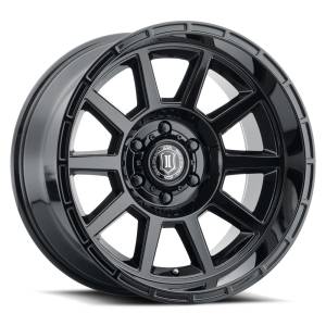 ICON Alloys Off-Road Wheels | 1350 Offroad - ICON Alloys Recoil, Gloss Black, 20x10 / 5x150, -24mm Offset Wheel 6220105545GB - Image 1