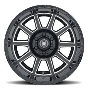 ICON Alloys Off-Road Wheels | 1350 Offroad - ICON Alloys Recoil, Gloss Black w/Milled Windows, 20x10 / 5x150, -24mm Offset Wheel 6220105545GBMW - Image 5