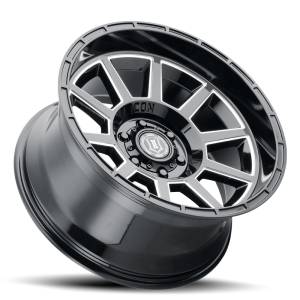 ICON Alloys Off-Road Wheels | 1350 Offroad - ICON Alloys Recoil, Gloss Black w/Milled Windows, 20x10/6x5.5, -24mm OS Wheel 6220108345GBMW - Image 3