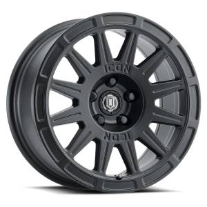 ICON Alloys Off-Road Wheels | 1350 Offroad - ICON Alloys Ricochet, Satin Black, 15x7 / 5x100, 15mm Offset Wheel 7015705046SB - Image 1
