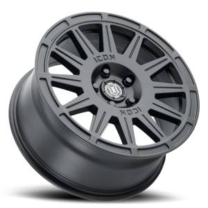ICON Alloys Off-Road Wheels | 1350 Offroad - ICON Alloys Ricochet, Satin Black, 17x8 / 5x108, 38mm Offset Wheel 7017803160SB - Image 6