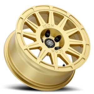 ICON Alloys Off-Road Wheels | 1350 Offroad - ICON Alloys Ricochet, Gloss Gold, 17x8 / 5x4.5, 38mm Offset Wheel 7017806560GG - Image 3