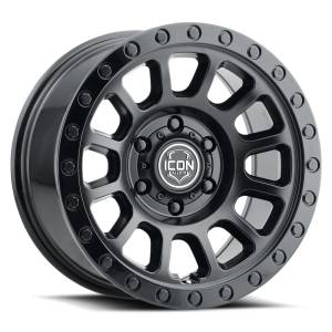 ICON Alloys Off-Road Wheels | 1350 Offroad - ICON Alloys Hulse, Double Black, 17x8.5 / 6x4.5, 25mm Offset Wheel 8017858757DB - Image 1