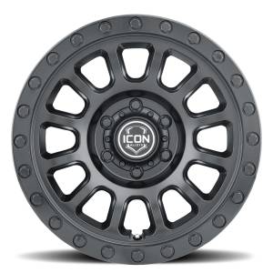 ICON Alloys Off-Road Wheels | 1350 Offroad - ICON Alloys Hulse, Double Black, 17x8.5 / 5x150, 25mm Offset Wheel 8017855557DB - Image 4