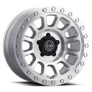 ICON Alloys Off-Road Wheels | 1350 Offroad - ICON Alloys Hulse, Silver Machined, 18x9 / 5x5, -12mm Offset Wheel 8018907345SM - Image 1