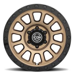 ICON Alloys Off-Road Wheels | 1350 Offroad - ICON Alloys Hulse, Satin Bronze w/ Gloss Black Lip & Bolts, 17x8.5 / 6x5.5, 0mm Offset Wheel 8017858347SBGB - Image 2