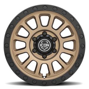 ICON Alloys Off-Road Wheels | 1350 Offroad - ICON Alloys Hulse, Satin Bronze w/ Gloss Black Lip & Bolts, 18x9 / 6x5.5, 25mm Offset Wheel 8018909060SBGB - Image 2