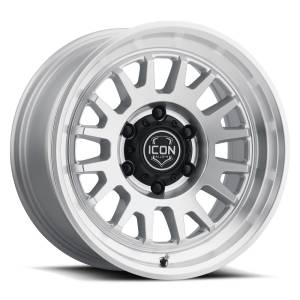 ICON Alloys Off-Road Wheels | 1350 Offroad - ICON Alloys Anza, Silver Machined, 17x8.5 / 5x150, 25mm Offset Wheel 8217855557SM - Image 1