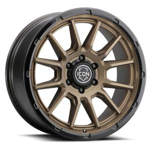 ICON Alloys Off-Road Wheels | 1350 Offroad - ICON Alloys Cajon, Satin Bronze w/ Gloss Black Lip, 20x9 / 6x5.5, 16mm Offset Wheel 8320909056SBGB - Image 1