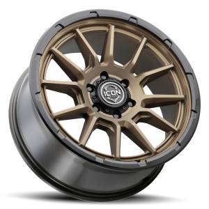 ICON Alloys Off-Road Wheels | 1350 Offroad - ICON Alloys Cajon, Satin Bronze w/ Gloss Black Lip, 20x9 / 6x5.5, 0mm Offset Wheel 8320908350SBGB - Image 3